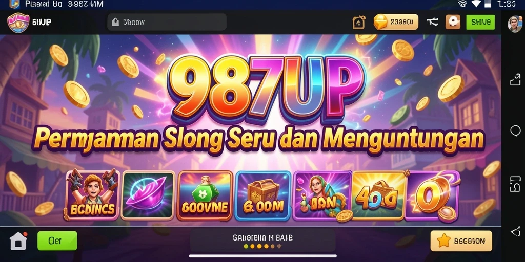 Tampilan menakjubkan dari permainan Slot di 987UP.