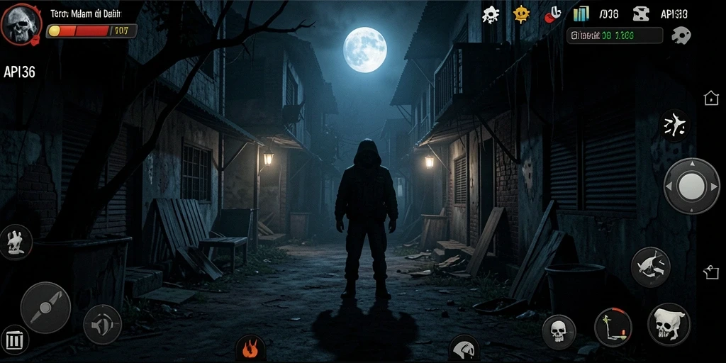 Tampilan mendebarkan dari gameplay API36 yang menakutkan.