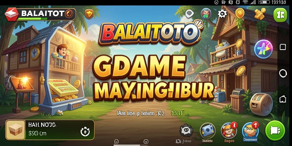 Tampilan gameplay <strong>BALAITOTO</strong> yang menarik dan penuh warna.