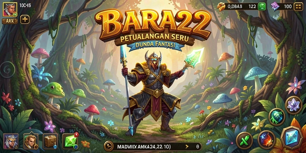 Tampilan menarik dari gameplay BARA22 yang penuh petualangan.