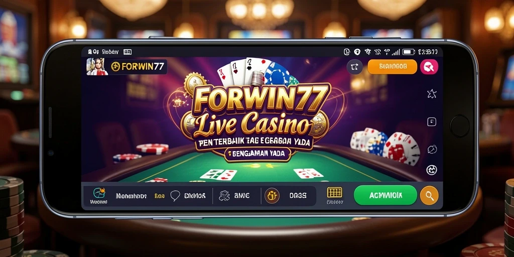Tangkapan layar gameplay Live Casino di FORWIN77 yang mendebarkan.