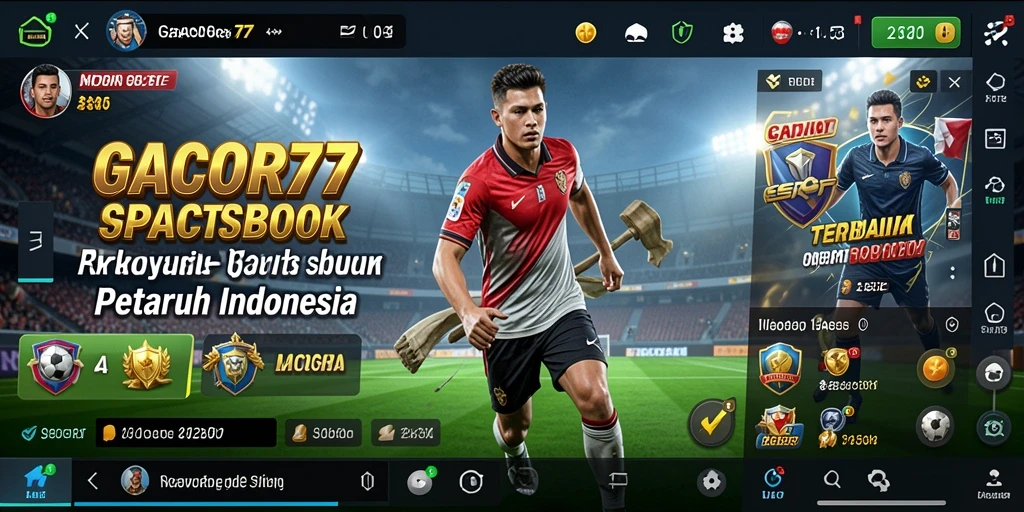 Tampilan gameplay GACOR77 dengan fitur taruhan olahraga yang menarik.