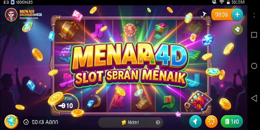 Tampilan gameplay menarik di MENARA4D dengan mesin slot yang beragam.