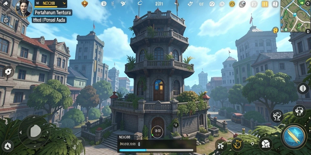Gameplay seru dari NEX288 di dunia Tower Defense.