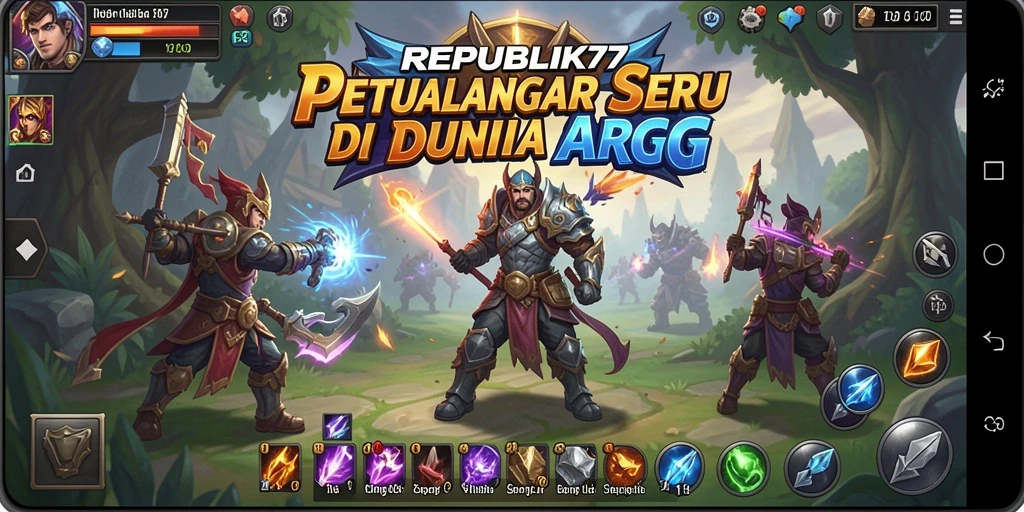 Tampilan gameplay seru dalam dunia petualangan ARPG