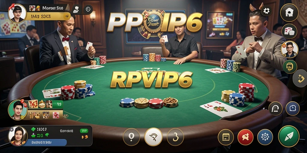 Tampilan gameplay intens dari permainan Poker RPVIP6.
