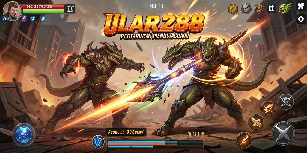 Tampilan menarik dari gameplay ULAR288 dengan aksi mendebarkan.