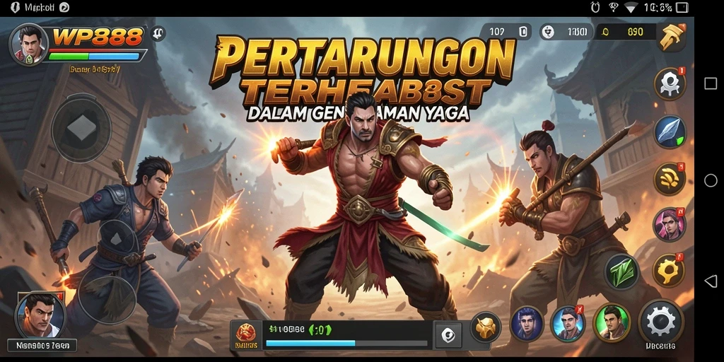 Gambaran gameplay WP888 yang seru dan penuh aksi Fighting.